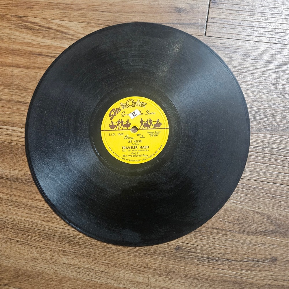 The Woodshed Four - Traveler‎ Hash / Don't Stop Yet Sets In Order 78RPM V+/V+